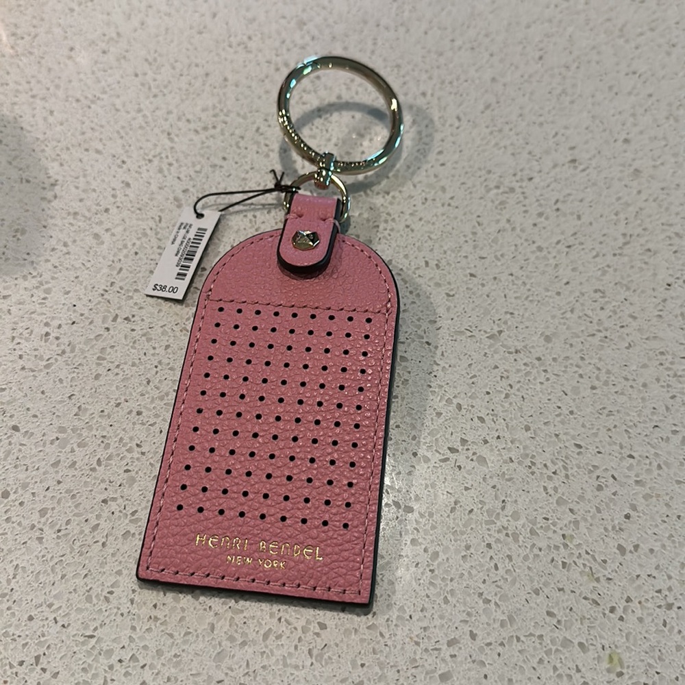 NWT Henri Bendel Pink Luggage Tag - Picture 2 of 2